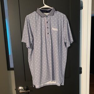Greyson Clothiers Men's Purple Pattern Polo Size Large